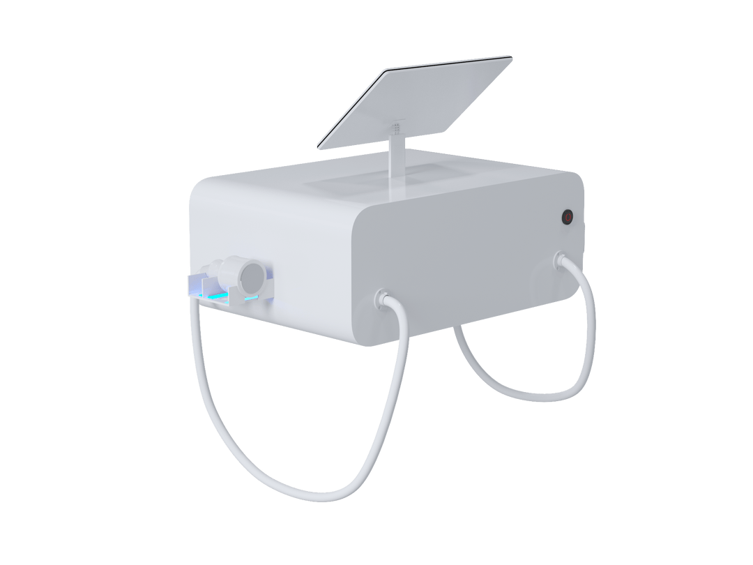 ICEBERG Cryonick Roller machine in white with control panel and flexible hoses for advanced wellness therapy