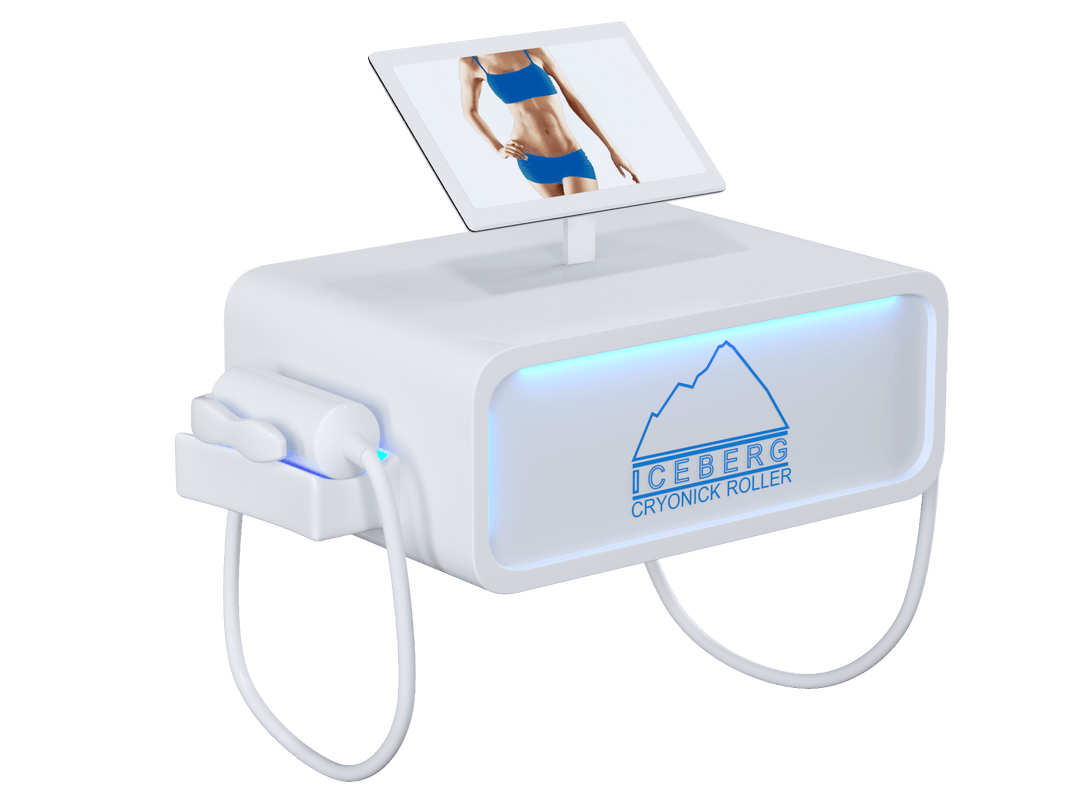 Vacuactivus ICEBERG Cryonick Roller machine designed for wellness and skin treatment with display screen