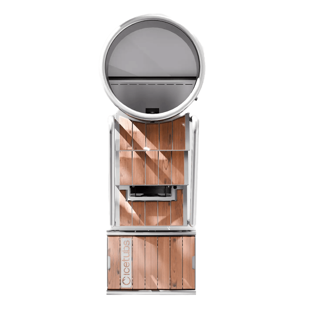 Icetubs Thermowood and Stainless Steel Drip Tray - My Luxury Home Spa
