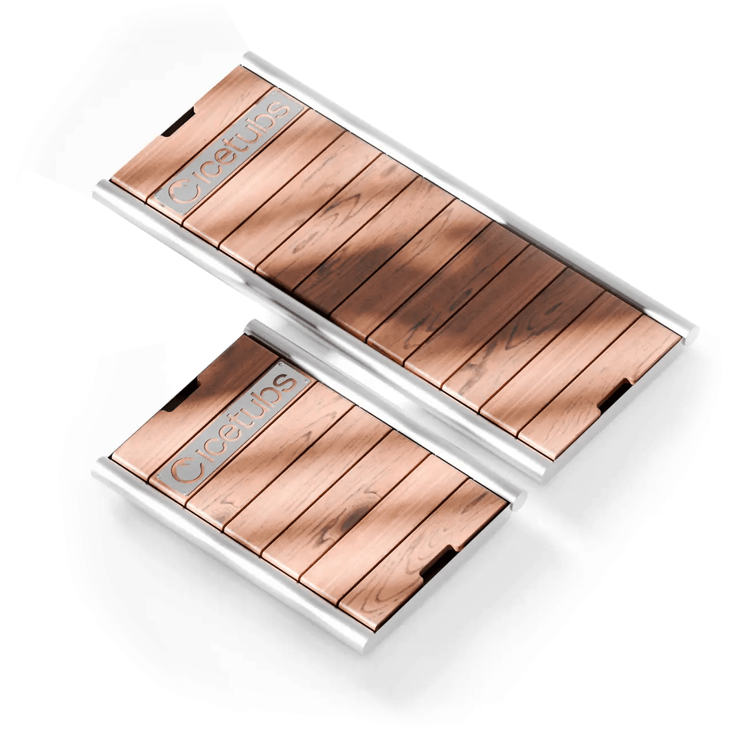 Icetubs Thermowood and Stainless Steel Drip Tray - My Luxury Home Spa