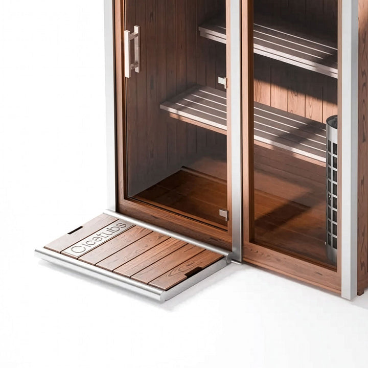 Icetubs Thermowood and Stainless Steel Drip Tray - My Luxury Home Spa