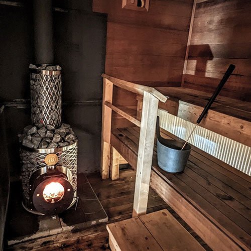IKI Mini Plus Wood - Burning Sauna Stove - My Luxury Home Spa