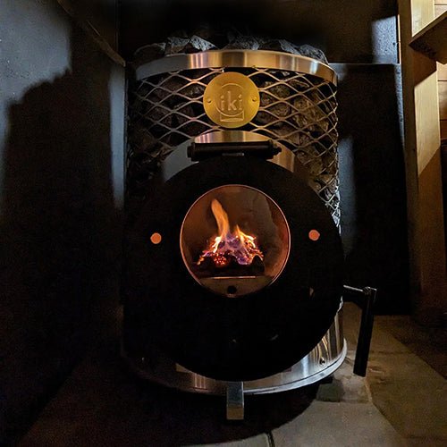 IKI Mini Wood - Burning Sauna Stove - My Luxury Home Spa