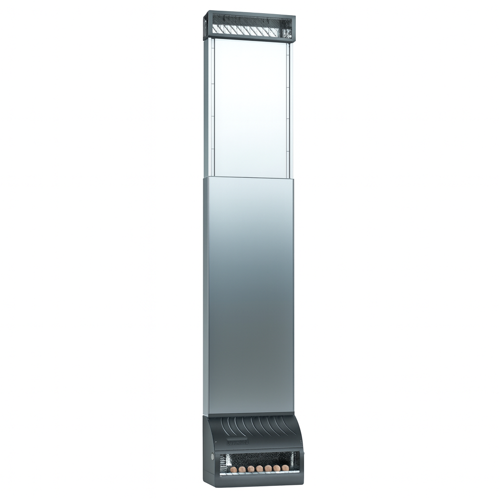 Saunum in-wall sauna temperature equalizer with sleek design for optimal sauna experience
