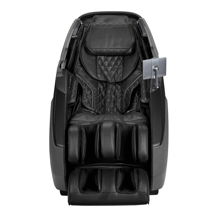 Infinity Imperial Syner-D massage chair featuring sleek design and advanced massage technology