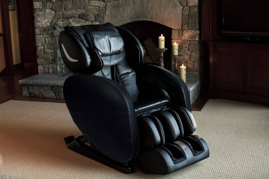 Infinity Smart Chair X3 massage chair in black leather with advanced features for ultimate relaxation
