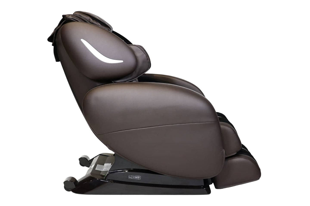 Infinity Smart Chair X3 massage chair in sleek brown design with ergonomic features for relaxation