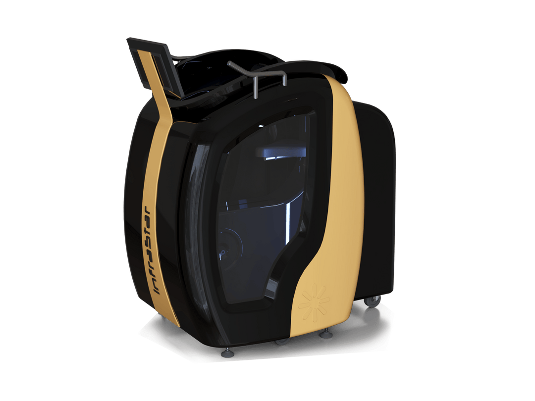 Vacuactivus infrared vacuum exercise bike with sleek design for effective fitness and wellness routines