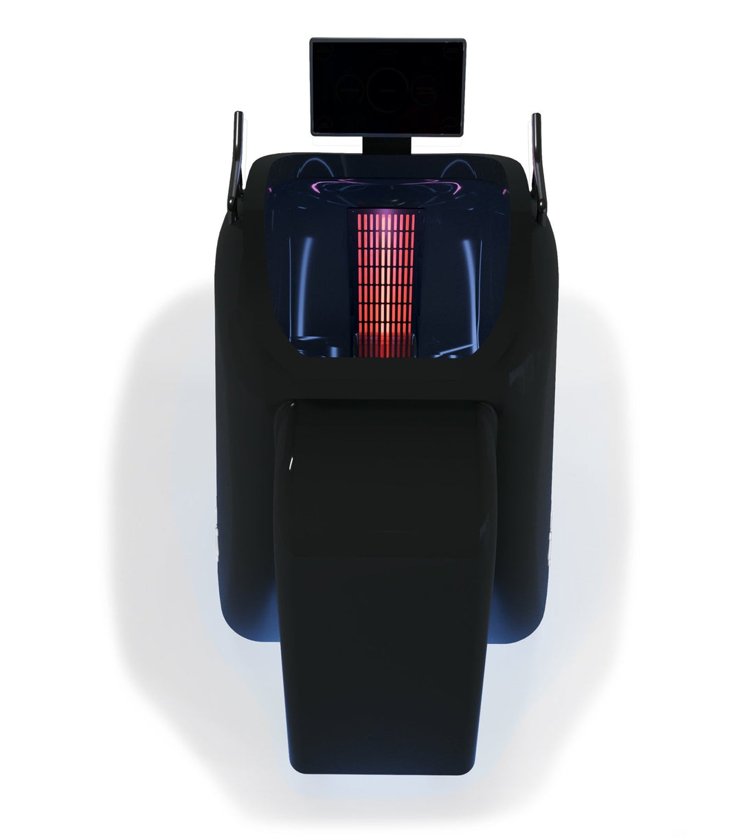 Vacuactivus infrared vacuum exercise bike featuring an ergonomic design and infrared heating elements