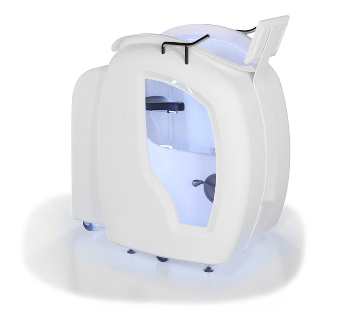 Vacuactivus infrared vacuum exercise bike designed for wellness and fitness with modern features