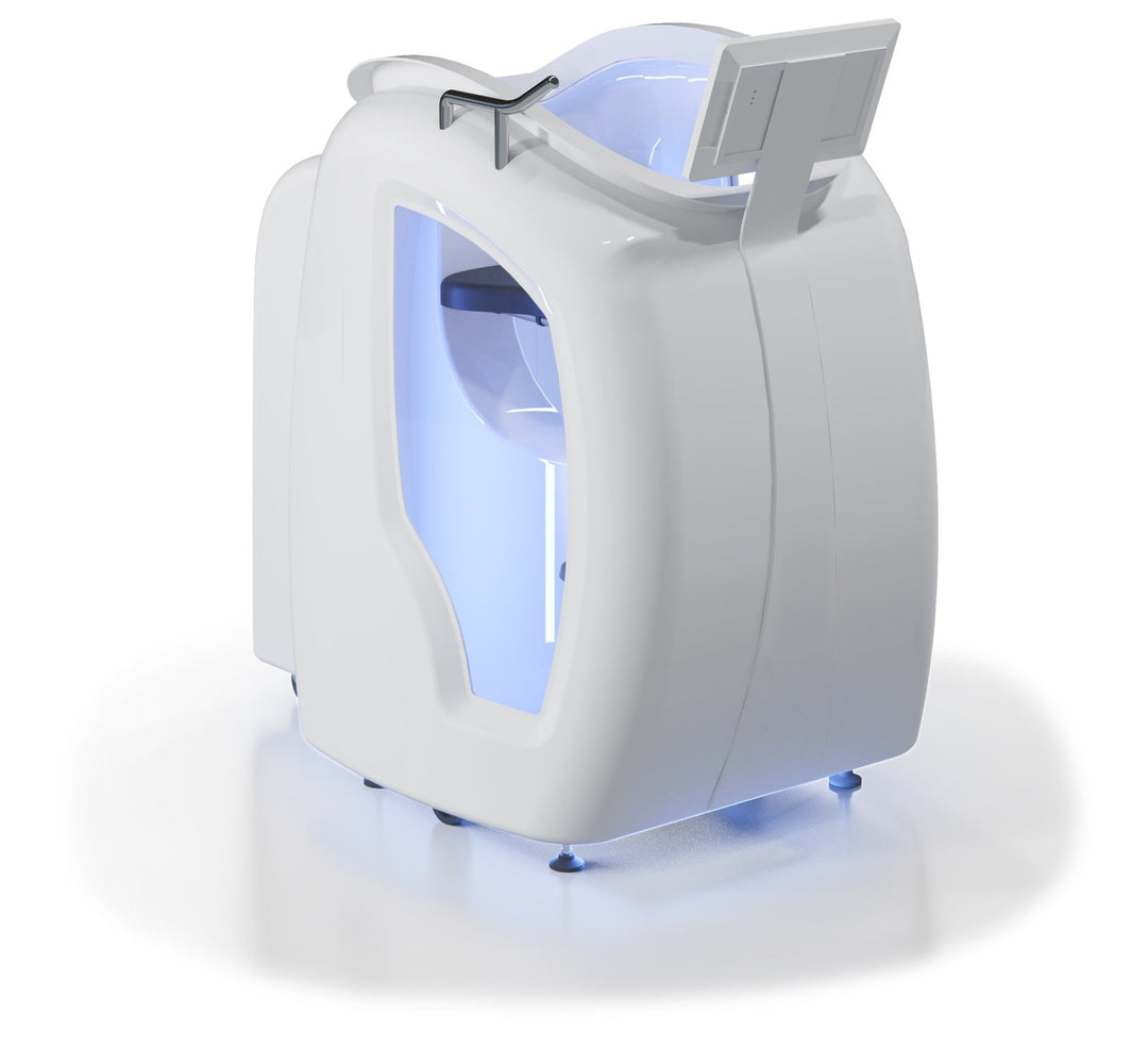 Vacuactivus infrared vacuum exercise bike featuring a sleek design and modern technology for wellness workouts