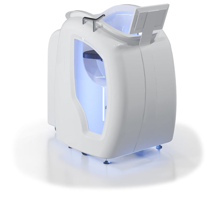 Vacuactivus infrared vacuum exercise bike featuring a sleek design and modern technology for wellness workouts