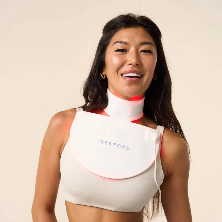 iRestore Illumina LED Neck &amp; Chest Mask - My Luxury Home Spa