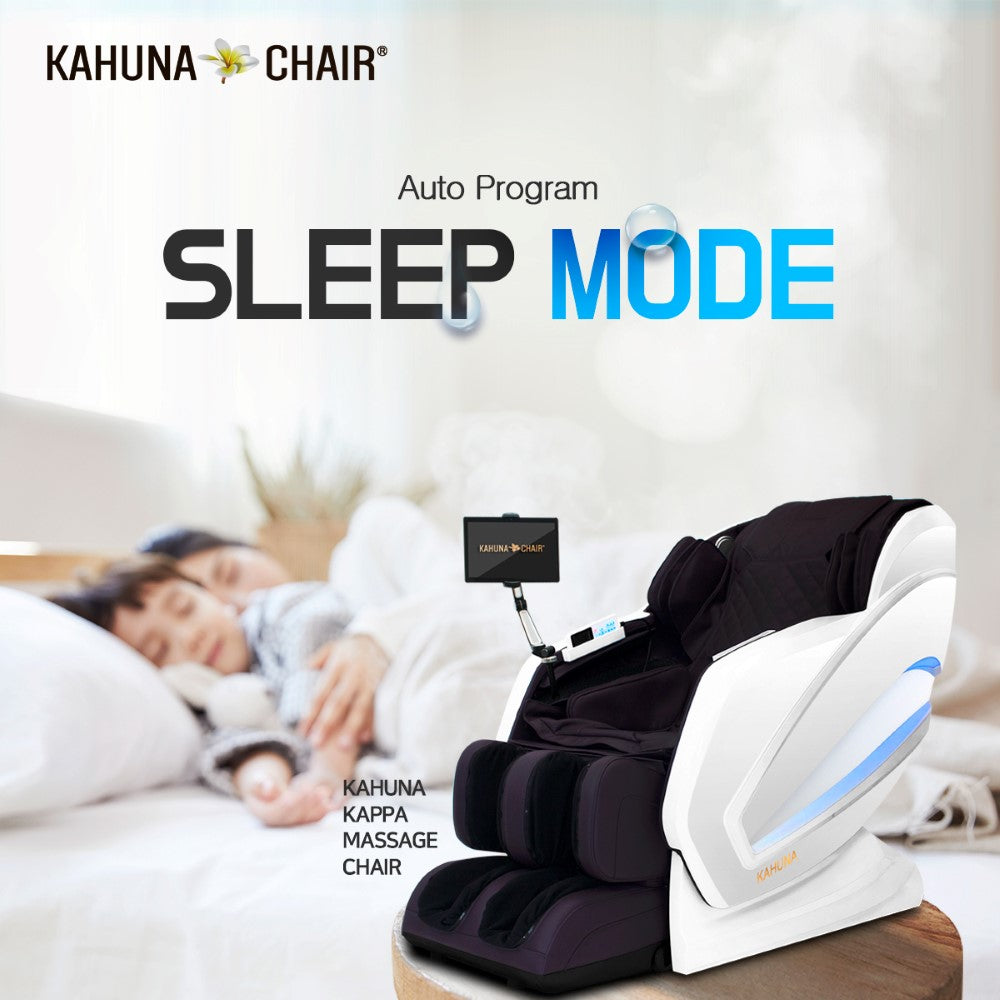 Kahuna Kappa massage chair in sleep mode, showcasing a luxury massage chair for home with comfortable design