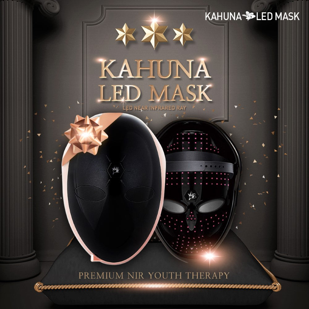 Kahuna premium NIR therapy face mask designed for skin rejuvenation and anti-aging treatments