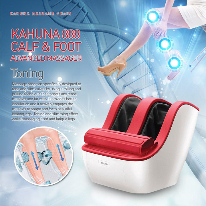 Kahuna 888 Calf and Foot Advanced Massager for targeted relaxation foot and leg massager therapy