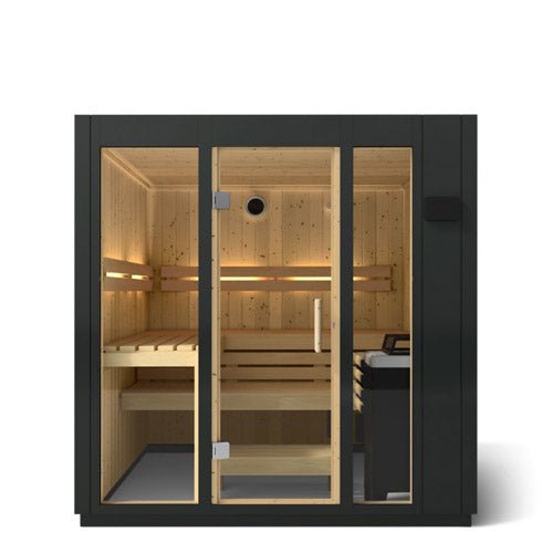KOHLER C1 Indoor Sauna in Graphite Grey - My Luxury Home Spa