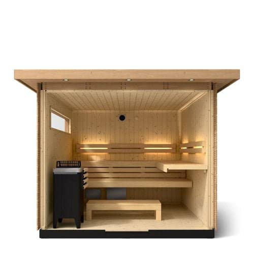 KOHLER C2 Outdoor Sauna in Douglas Fir - My Luxury Home Spa