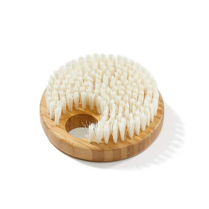 KOLO bamboo body brush with soft bristles for gentle exfoliation and skin rejuvenation