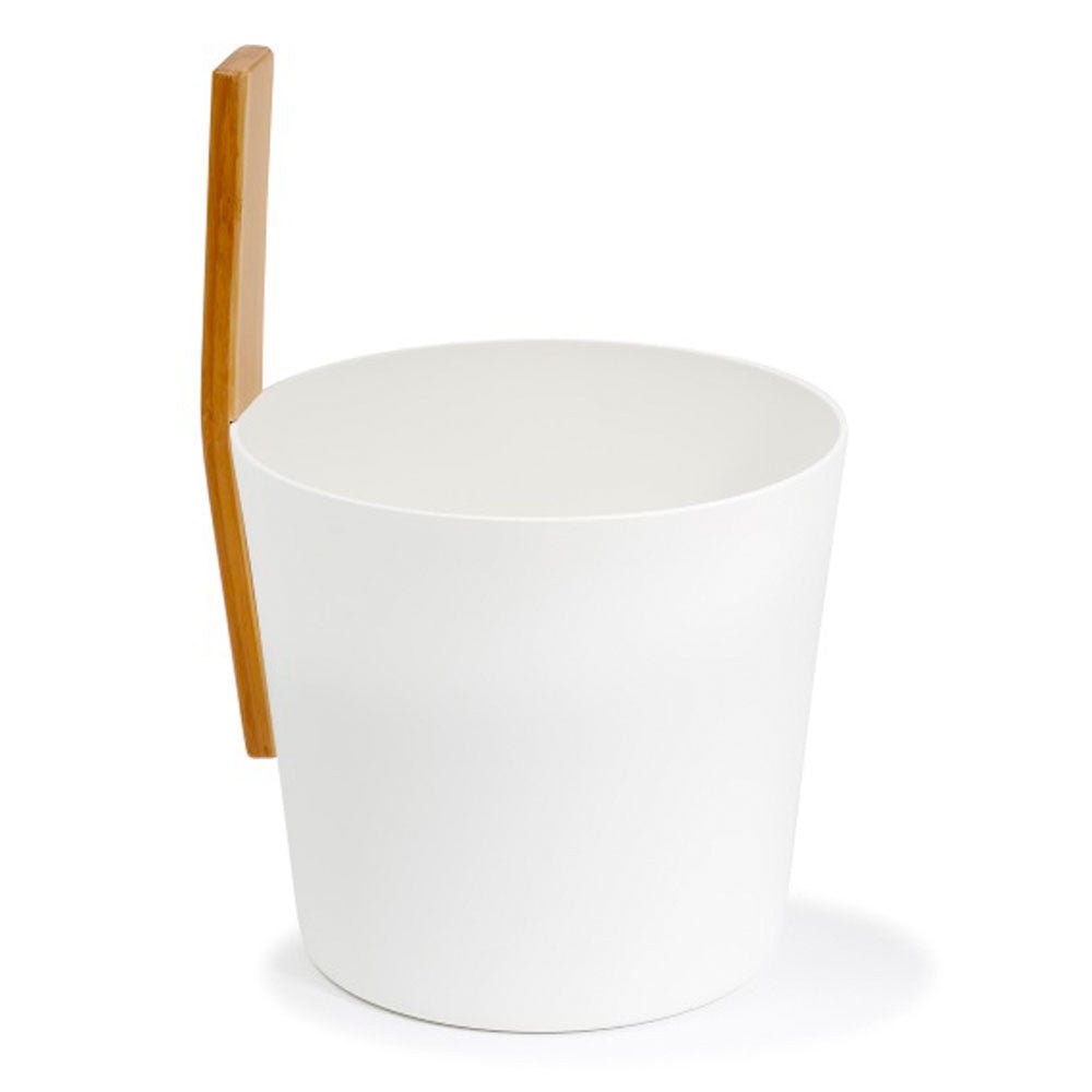 KOLO sauna accessories white wooden handle bucket for sauna use and relaxation