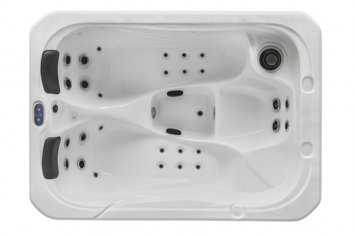 Largo Studio Series hot tub with ergonomic design and multiple jets for relaxation and comfort