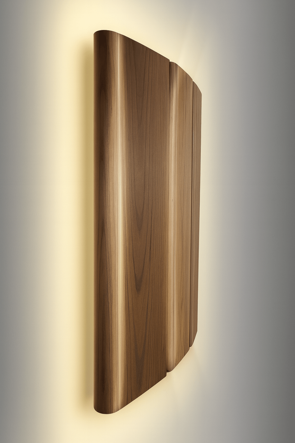 Stylish LED lighting for barrel saunas featuring a sleek wooden design for ambient illumination