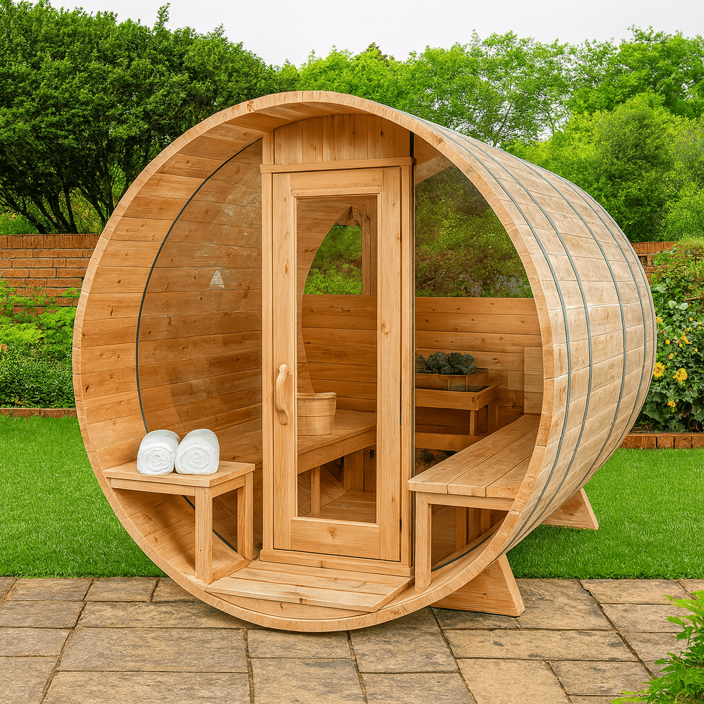 Leisurecraft Serenity MP Barrel Sauna - My Luxury Home Spa