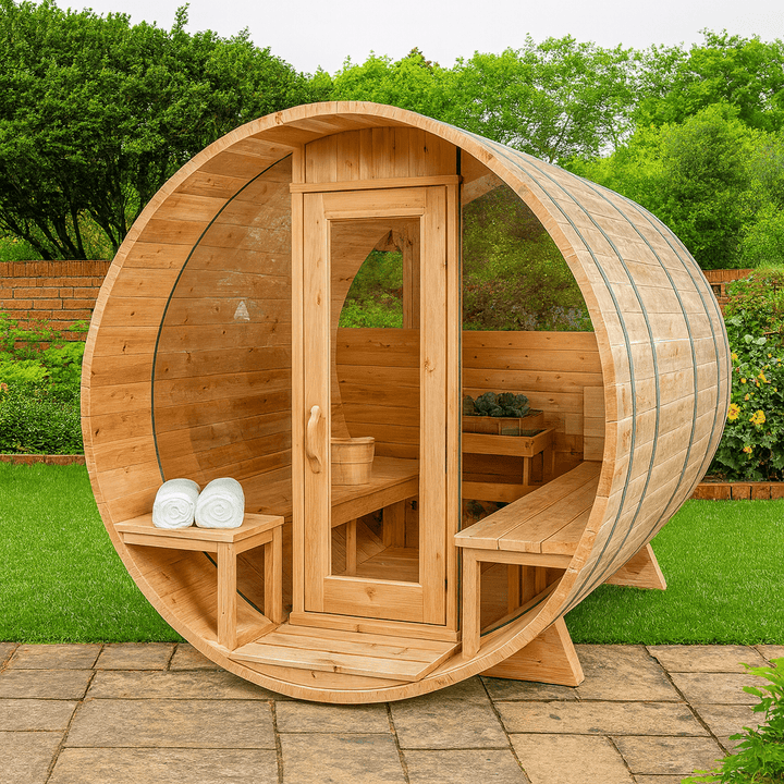 Leisurecraft Serenity MP Barrel Sauna - My Luxury Home Spa
