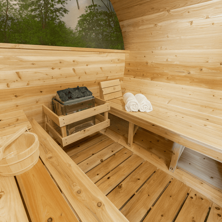 Leisurecraft Serenity MP Barrel Sauna - My Luxury Home Spa