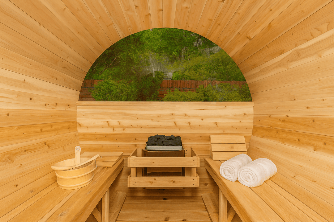 Leisurecraft Serenity MP Barrel Sauna - My Luxury Home Spa