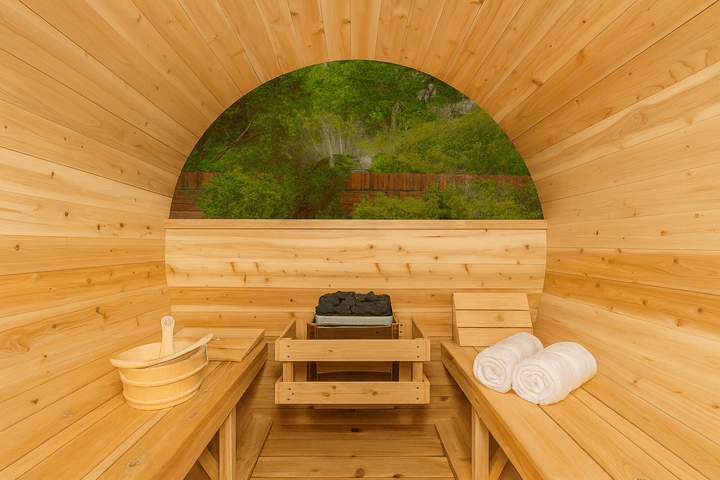 Leisurecraft Serenity MP Barrel Sauna - My Luxury Home Spa