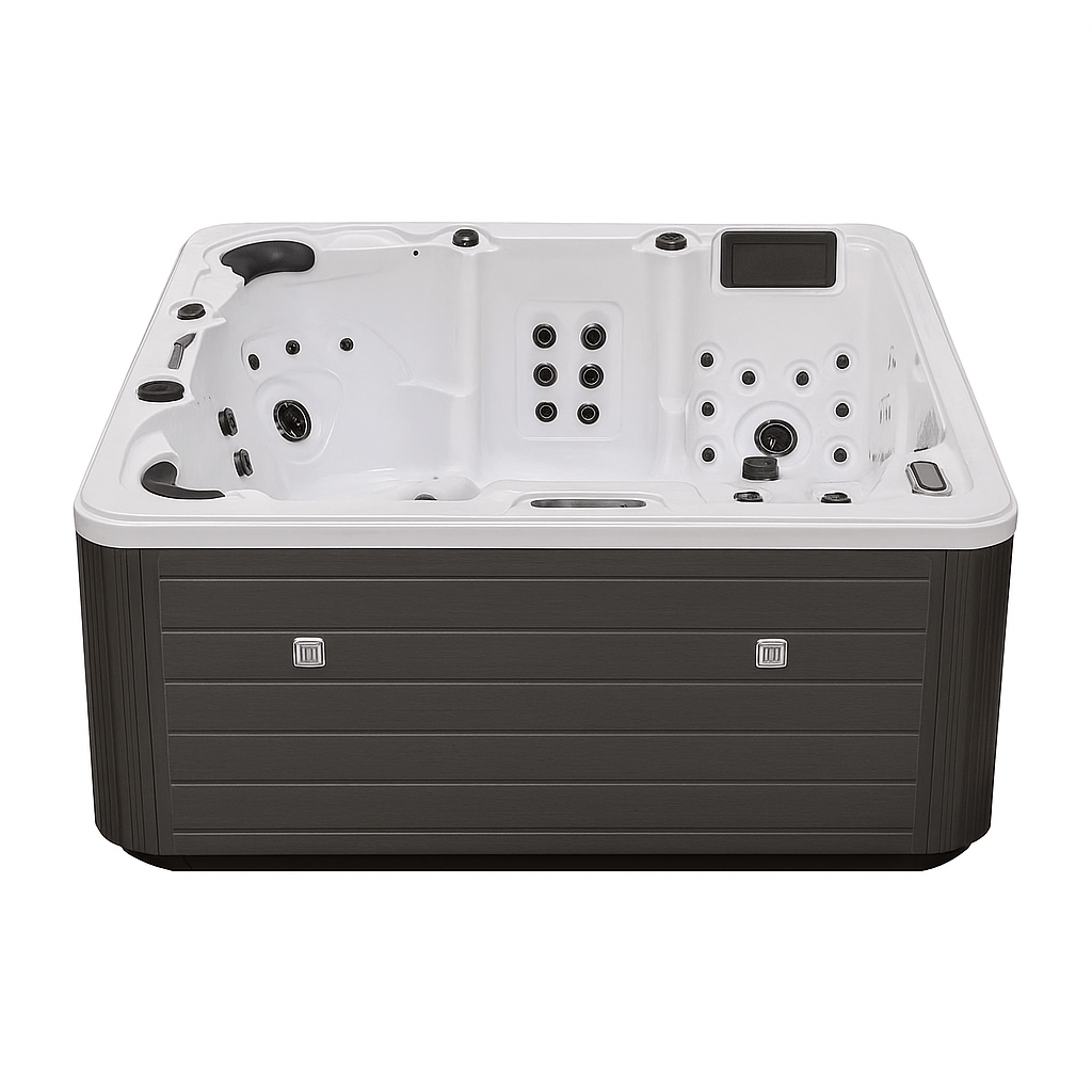 Luxury home hot tub with a spacious interior and multiple massage jets for ultimate relaxation