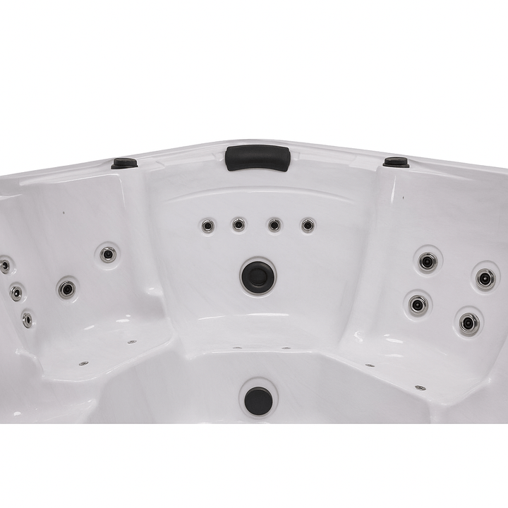 Luxury home hot tub featuring multiple jets for relaxing hydrotherapy experience