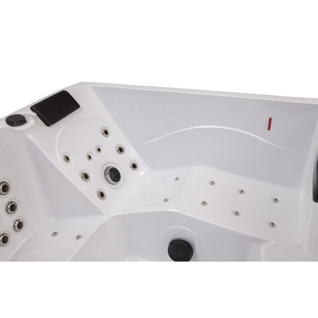 Luxury Spa white luxury home hot tub with multiple jets and ergonomically designed seats