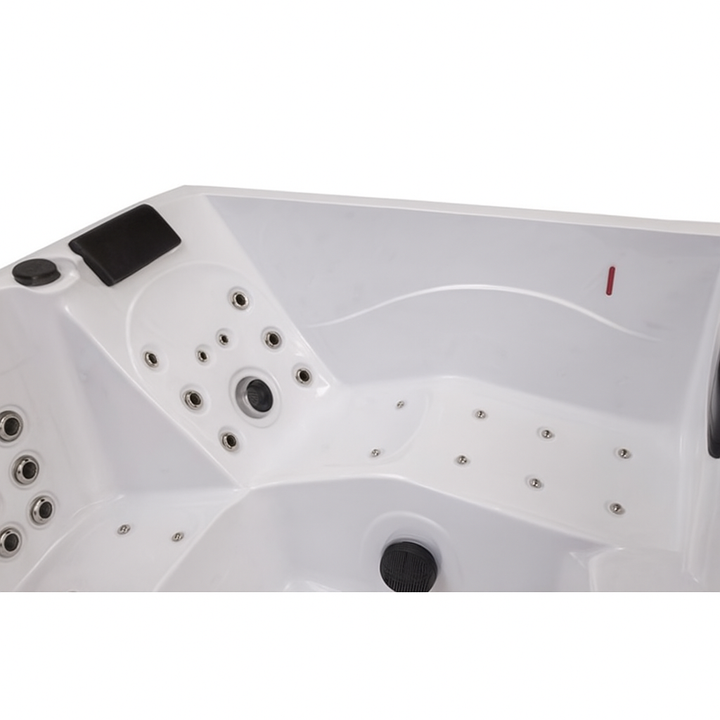 Luxury Spa white luxury home hot tub with multiple jets and ergonomically designed seats