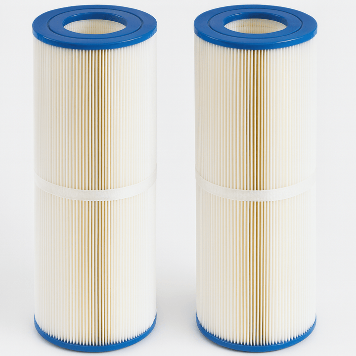 Luxury hot tub filter kit featuring two high-quality filter cartridges for clean and clear water