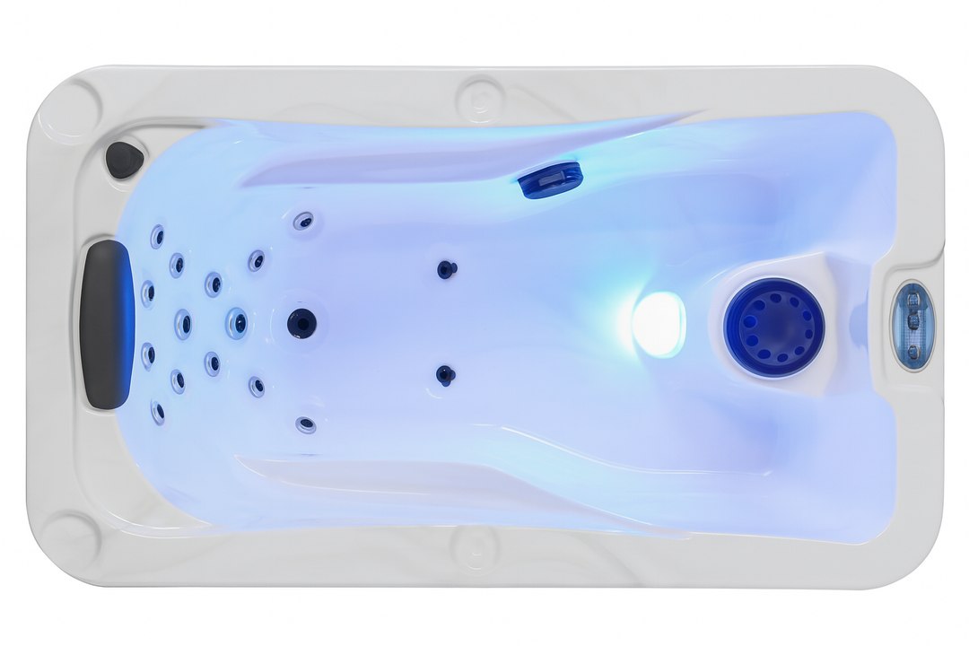 Luxury Spa luxury hot tub for home with multiple jets and soothing blue LED lighting