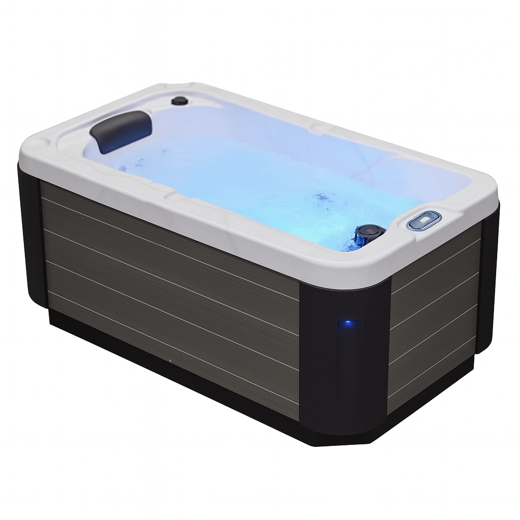 Luxury Spa luxury hot tub for home with ergonomic headrest and water jets in a modern design