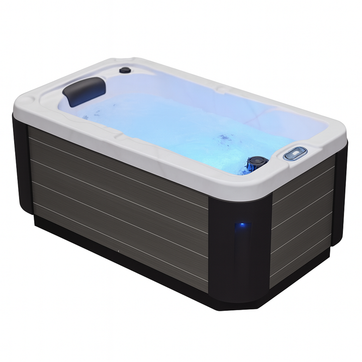 Luxury Spa luxury hot tub for home with ergonomic headrest and water jets in a modern design