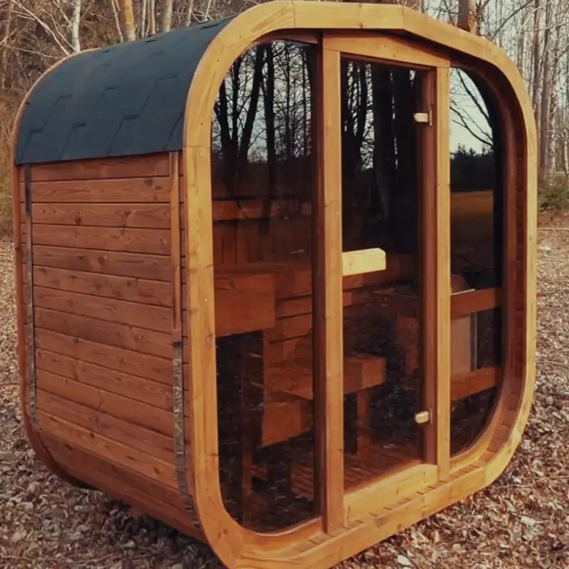 Mande MW12 ThermoWood Outdoor Sauna - My Luxury Home Spa