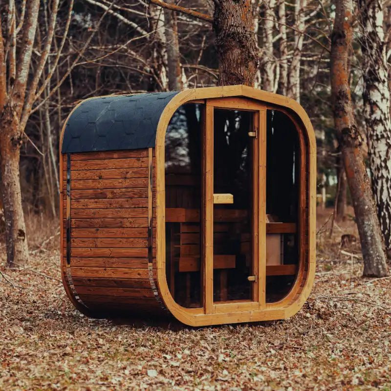 Mande MW12 ThermoWood Outdoor Sauna - My Luxury Home Spa