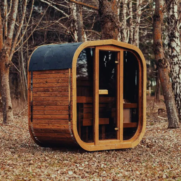 Mande MW12 ThermoWood Outdoor Sauna - My Luxury Home Spa