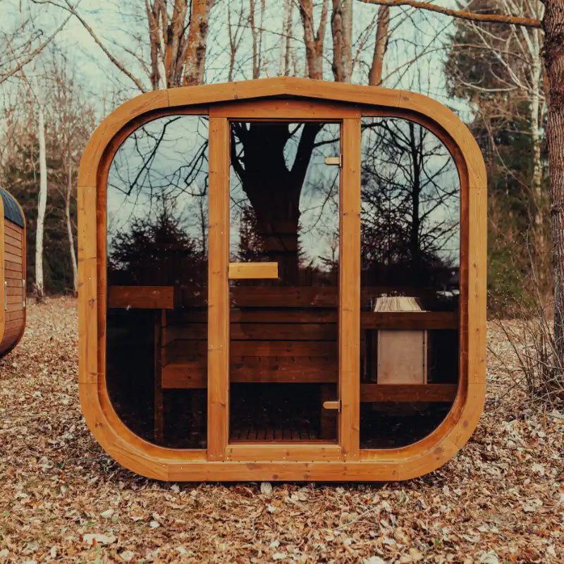 Mande MW12 ThermoWood Outdoor Sauna - My Luxury Home Spa