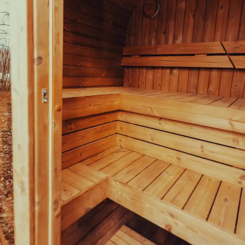 Mande MW16 ThermoWood Outdoor Sauna - My Luxury Home Spa