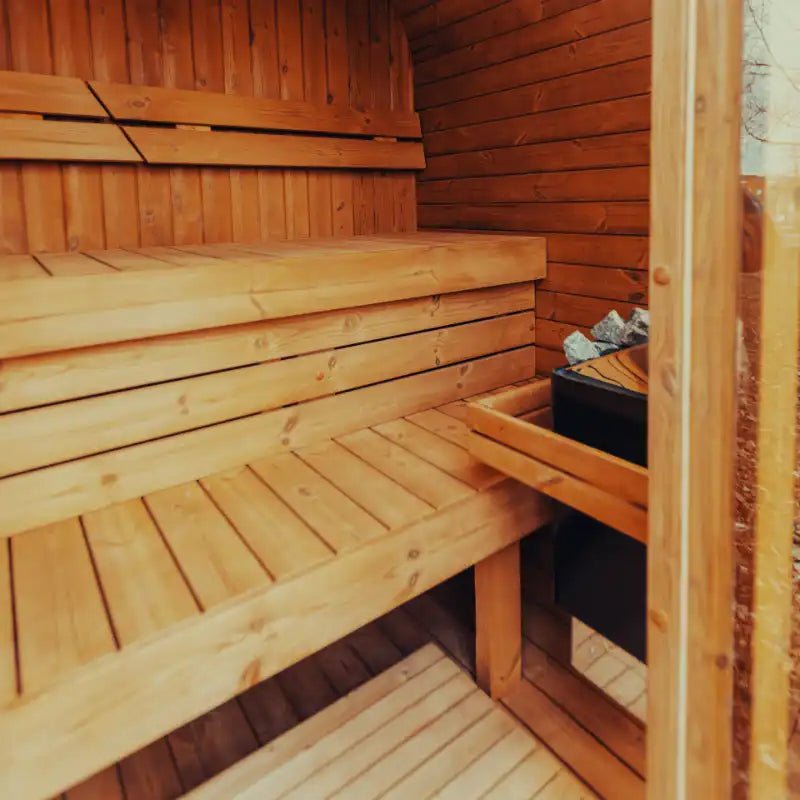 Mande MW16 ThermoWood Outdoor Sauna - My Luxury Home Spa