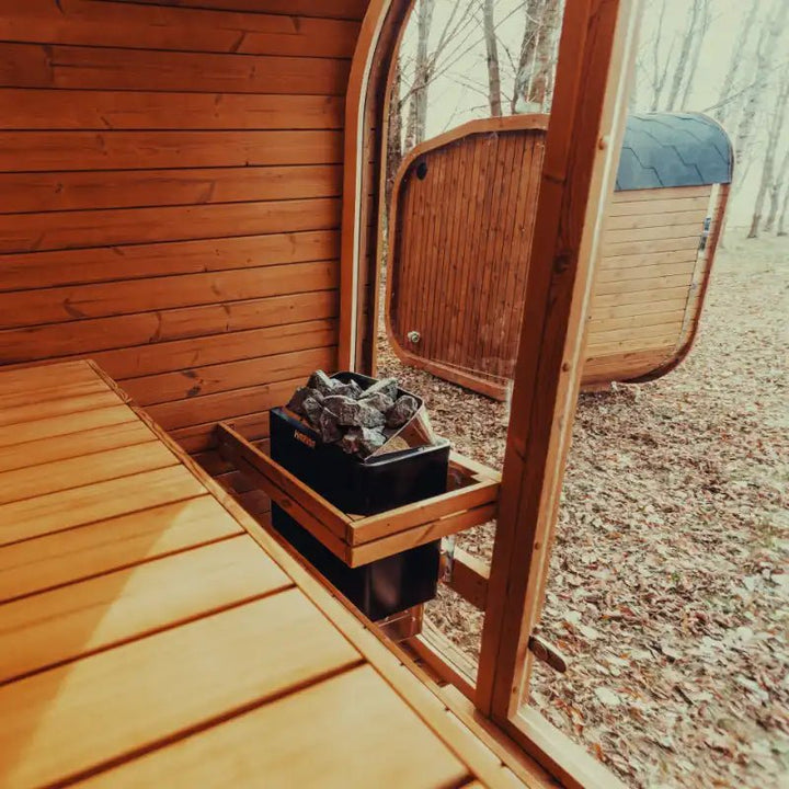 Mande MW16 ThermoWood Outdoor Sauna - My Luxury Home Spa