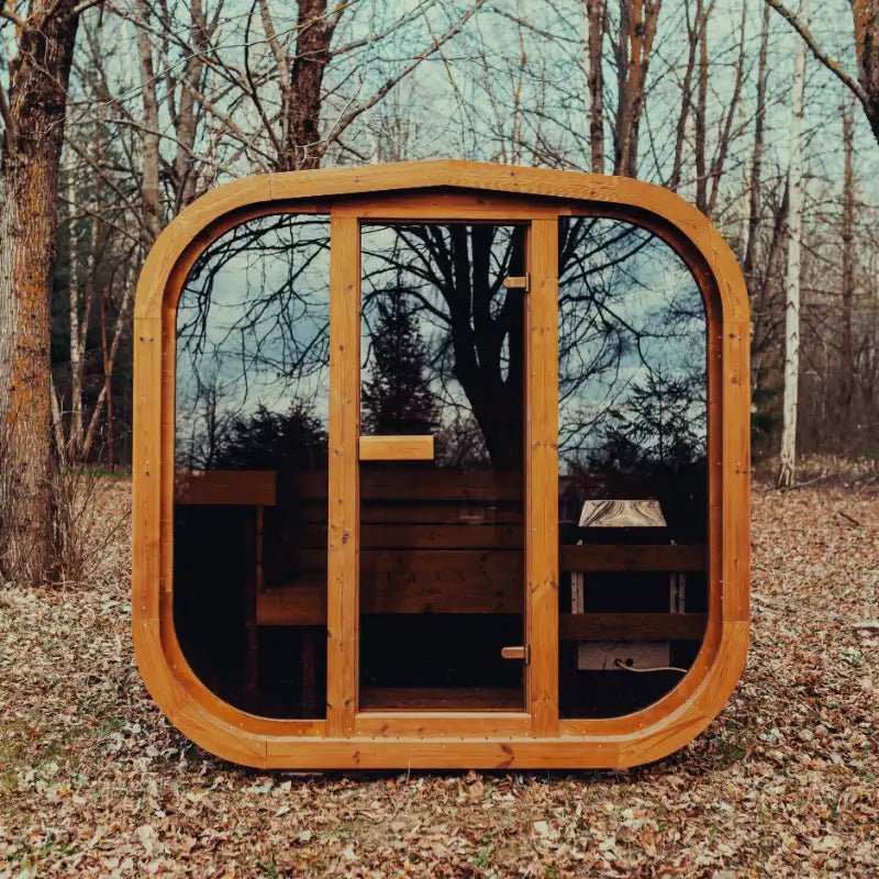 Mande MW16 ThermoWood Outdoor Sauna - My Luxury Home Spa