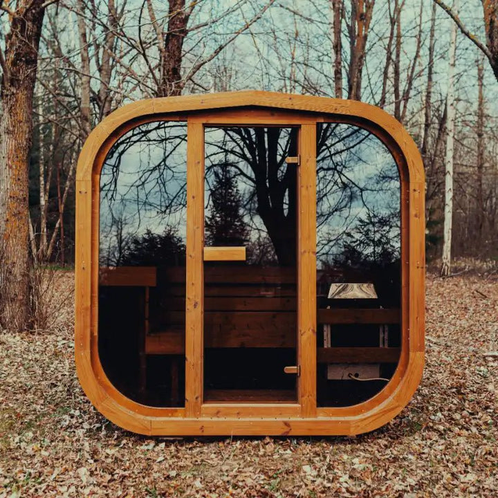 Mande MW16 ThermoWood Outdoor Sauna - My Luxury Home Spa