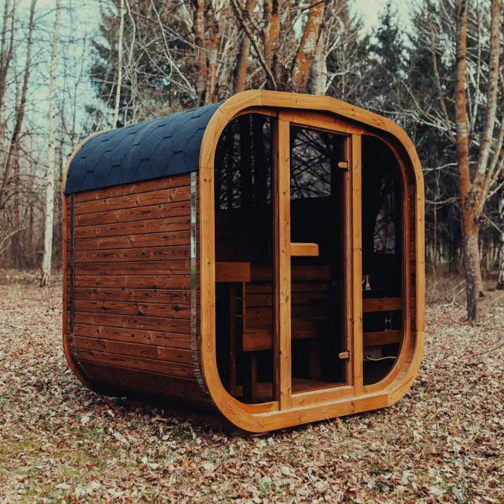 Mande MW16 ThermoWood Outdoor Sauna - My Luxury Home Spa