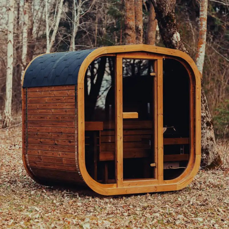 Mande MW16 ThermoWood Outdoor Sauna - My Luxury Home Spa